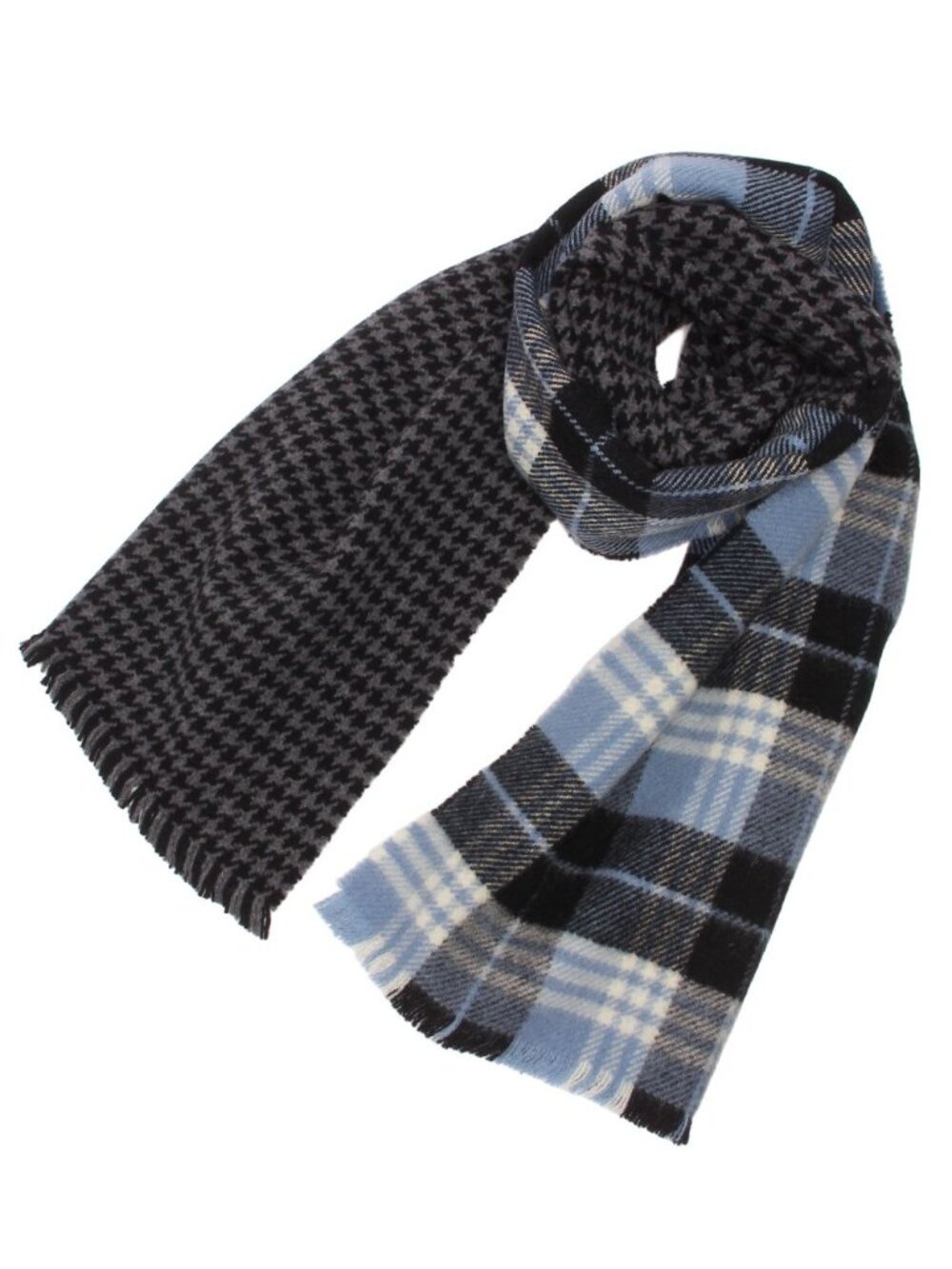 Miu Miu Scarf Houndstooth Plaid